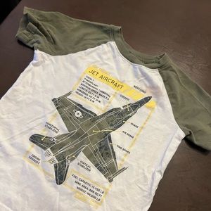 Jumping beans jet aircraft shirt size 5